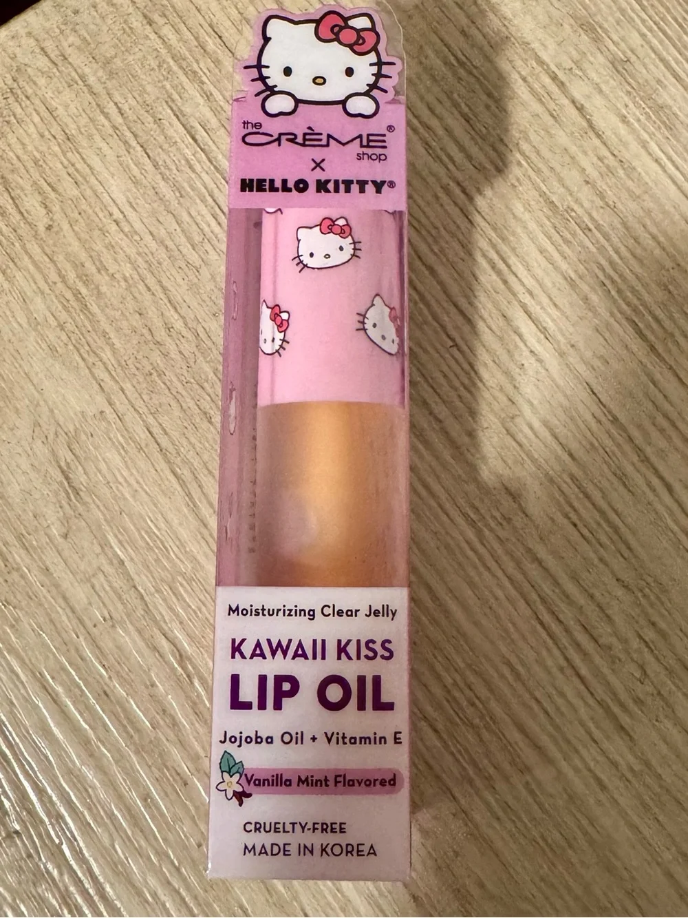 The Creme Shop x Hello Kitty-Kawaii Kiss Lip Oil in Vanilla Mint - NEW